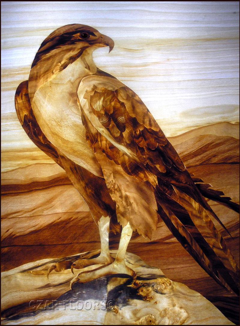 Marquetry, Model: Eagle | Custom Wood, Stone Flooring | Czar Floors